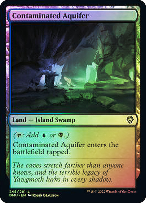 Contaminated Aquifer\nDominaria United\nSingle\nMagic The Gathering
