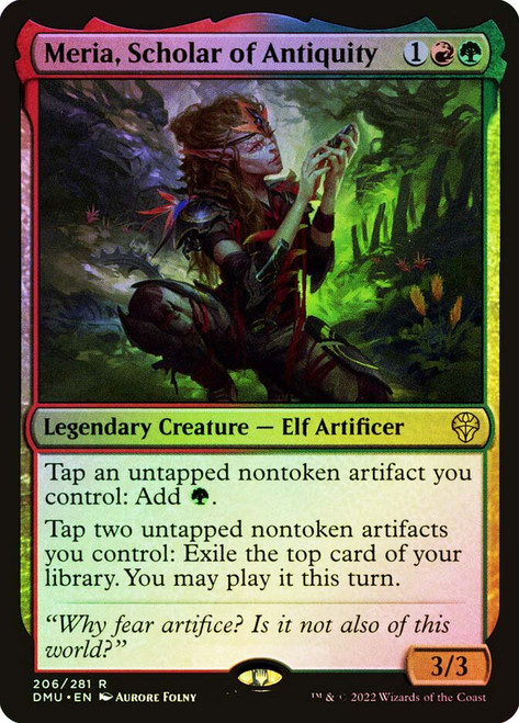 Meria, Scholar of Antiquity
Dominaria United
Single
Magic: The Gathering