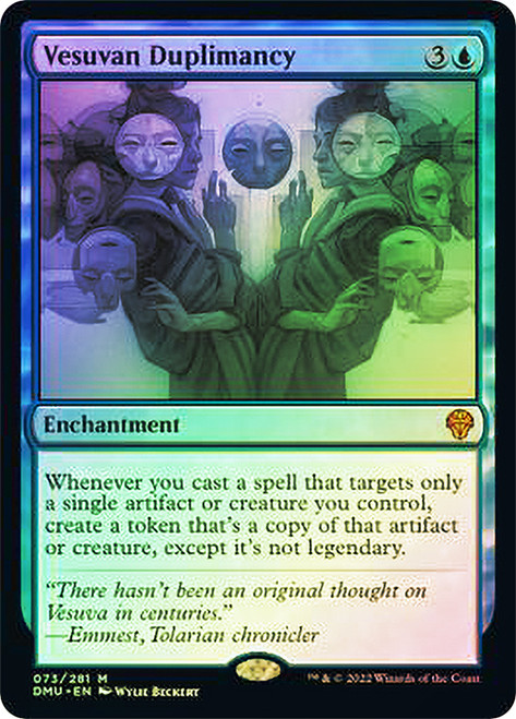 Vesuvan Duplimancy\nDominaria United\nSingle\nMagic The Gathering