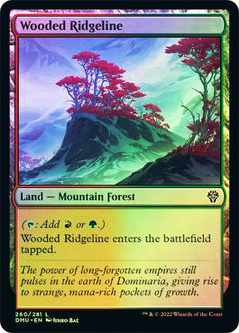 Wooded Ridgeline\nDominaria United\nSingle\nMagic The Gathering
