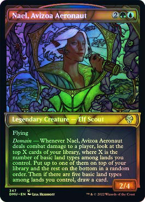 Nael, Avizoa Aeronaut (Showcase) (Textured Foil)\nDominaria United - Textured\nSingle\nMagic The Gathering