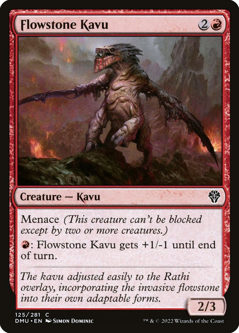 Flowstone Kavu\nDominaria United\nSingle\nMagic The Gathering