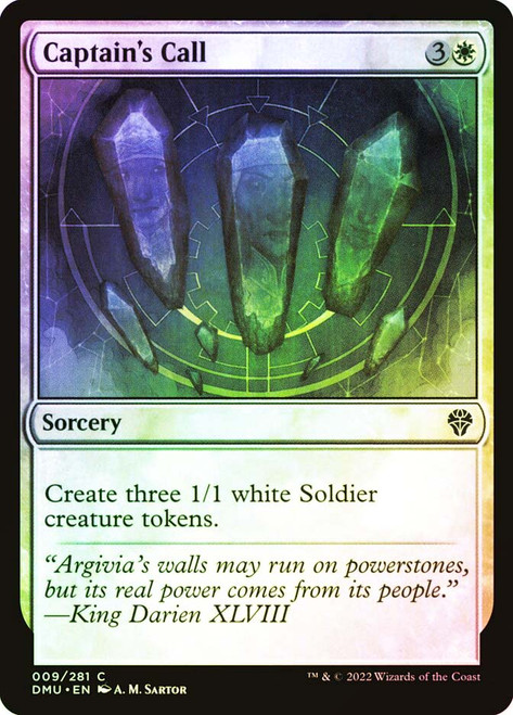 Captain's Call
Dominaria United
Single
Magic: The Gathering