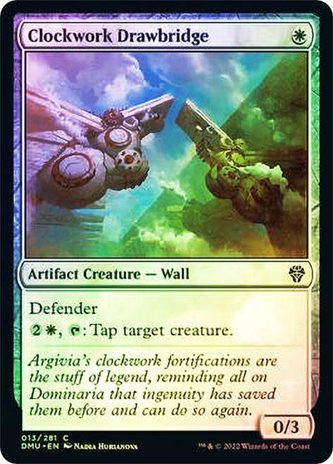 Clockwork Drawbridge\nDominaria United\nSingle\nMagic The Gathering