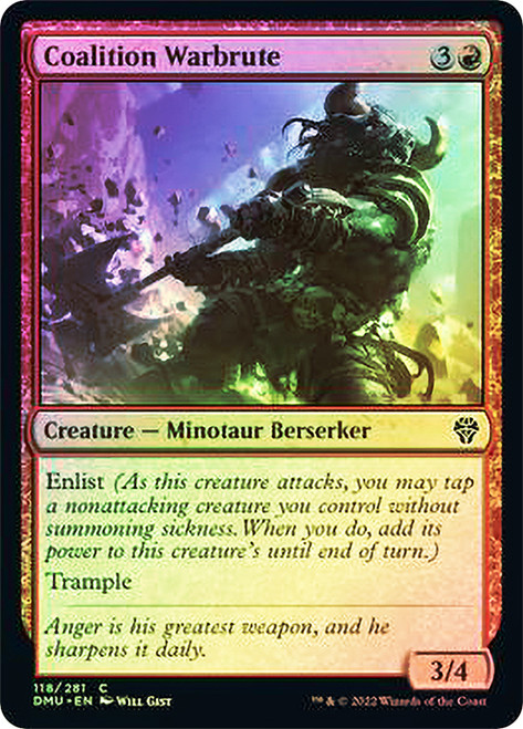 Coalition Warbrute\nDominaria United\nSingle\nMagic The Gathering