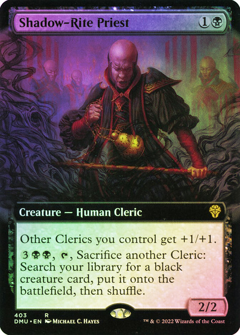 Shadow-Rite Priest
Dominaria United
Single
Magic: The Gathering