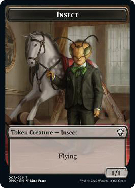 {Insect Token}\nDominaria United Commander\nSingle\nMagic The Gathering