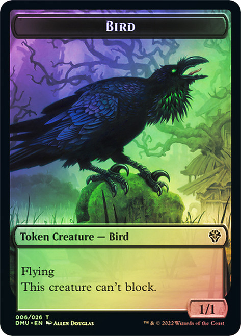 {Bird Token} (Black) // {Soldier Token}\nDominaria United\nSingle\nMagic The Gathering