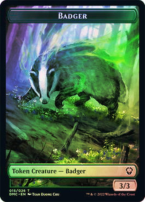 mtg badger cards Charging Whenever Giant Badger blocks Subtype: badger, 13 cards |