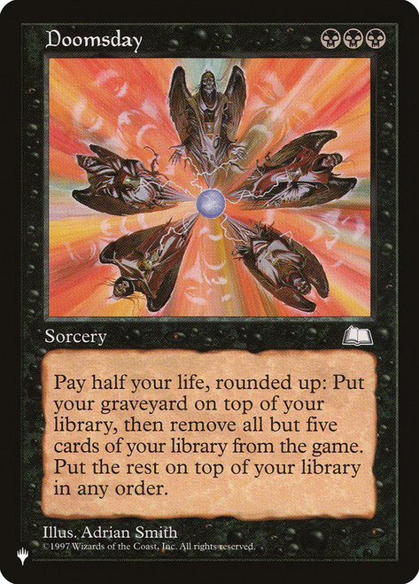 Doomsday\nMystery Booster / The List\nSingle\nMagic The Gathering