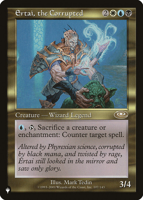 Ertai, the Corrupted\nMystery Booster / The List\nSingle\nMagic The Gathering