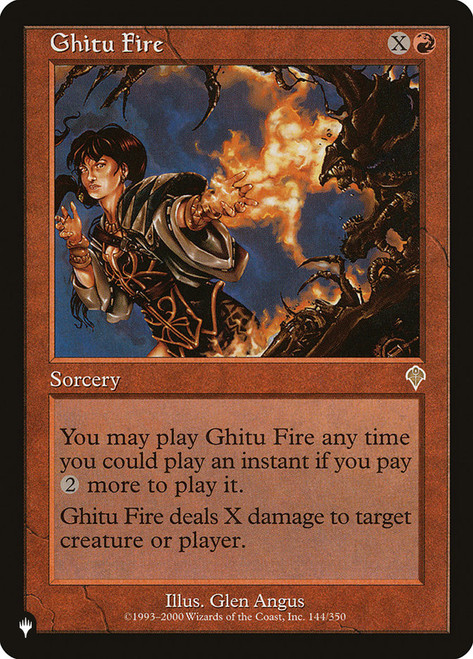 Ghitu Fire\nMystery Booster / The List\nSingle\nMagic The Gathering