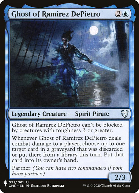 Ghost of Ramirez DePietro\nMystery Booster / The List\nSingle\nMagic The Gathering
