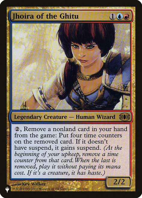 Jhoira of the Ghitu\nMystery Booster / The List\nSingle\nMagic The Gathering