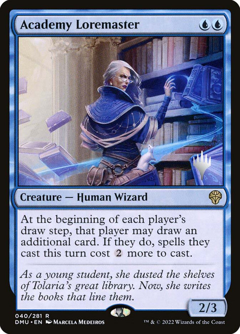 Academy Loremaster (Promo Pack) (Dominaria United)
Promo
Single
Magic: The Gathering