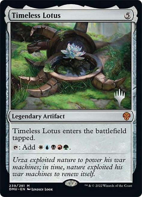 Timeless Lotus (Promo Pack) (Dominaria United)\nPromo: Planeswalker Stamped\nSingle\nMagic The Gathering