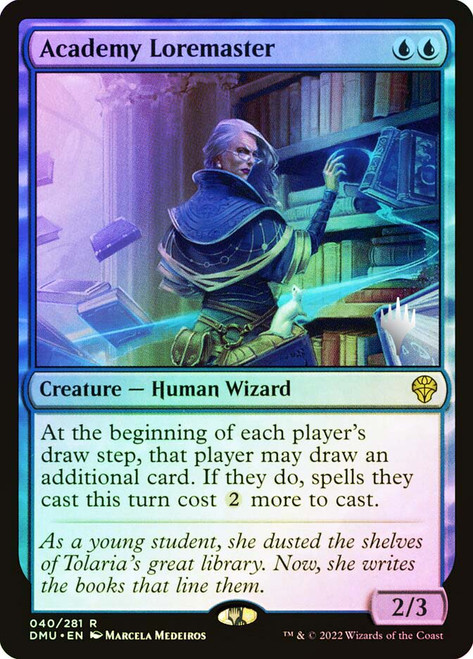 Academy Loremaster (Promo Pack) (Dominaria United)
Promo
Single
Magic: The Gathering