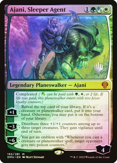 Ajani, Sleeper Agent (Promo Pack) (Dominaria United)
Promo
Single
Magic: The Gathering