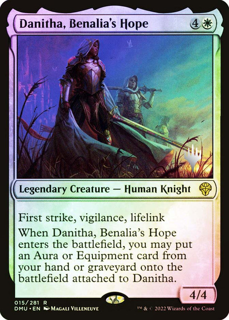 Danitha, Benalia's Hope (Promo Pack) (Dominaria United)
Promo
Single
Magic: The Gathering