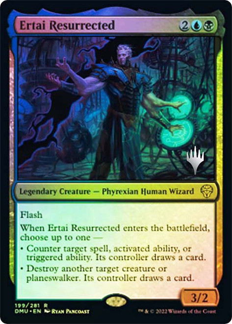 Ertai Resurrected (Promo Pack) (Dominaria United)\nPromo: Planeswalker Stamped\nSingle\nMagic The Gathering
