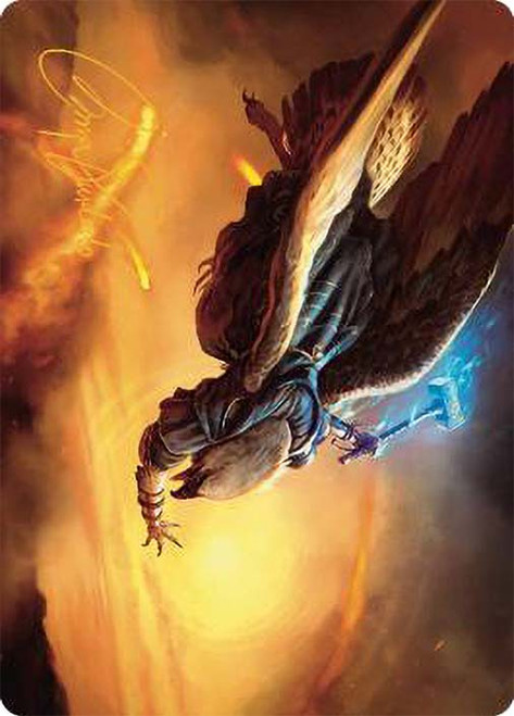 {Battlewing Mystic Art Card} (Signed)\nArt Series\nSingle\nMagic The Gathering