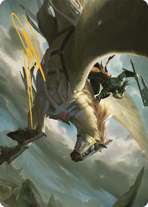 {Cleaving Skyrider Art Card} (Signed)\nArt Series\nSingle\nMagic The Gathering