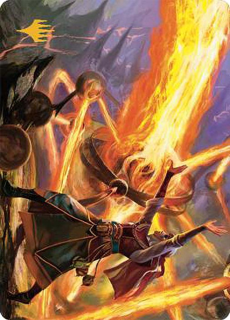 {Ghitu Amplifier Art Card} (Stamped)\nArt Series\nSingle\nMagic The Gathering