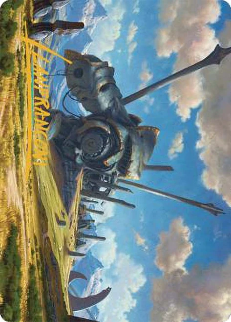 {Plains Art Card} (#62) (Signed)\nArt Series\nSingle\nMagic The Gathering