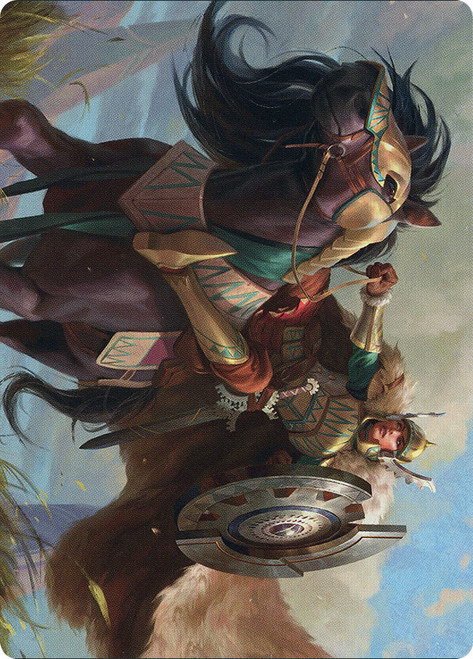 {Knight of Dawn's Light Art Card}\nArt Series\nSingle\nMagic The Gathering