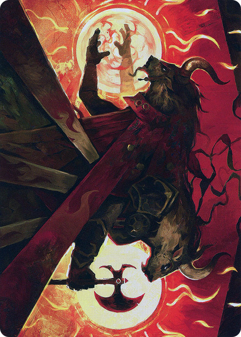 {Hurloon Battle Hymn Art Card}\nArt Series\nSingle\nMagic The Gathering