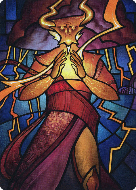 {Najal, the Storm Runner Art Card}\nArt Series\nSingle\nMagic The Gathering