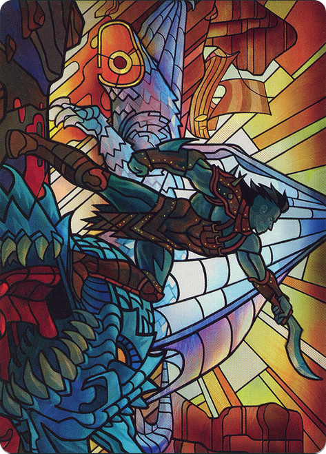 {Astor, Bearer of Blades Art Card}\nArt Series\nSingle\nMagic The Gathering