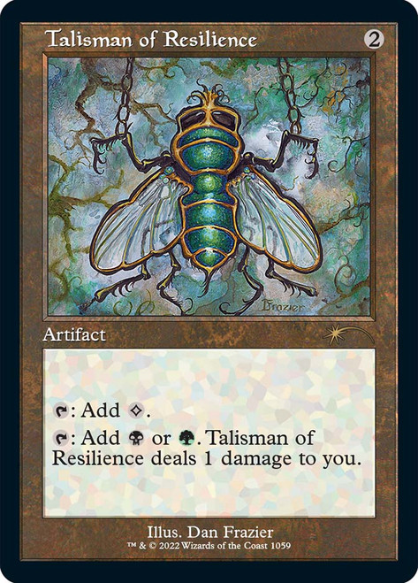 Talisman of Resilience (Secret Lair) (Retro Frame)\nPromo: General\nSingle\nMagic The Gathering