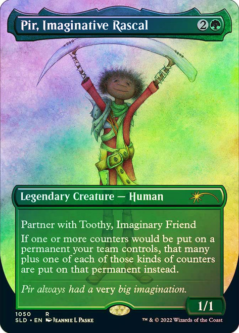 Pir, Imaginative Rascal (Secret Lair) (Borderless)\nPromo: General\nSingle\nMagic The Gathering