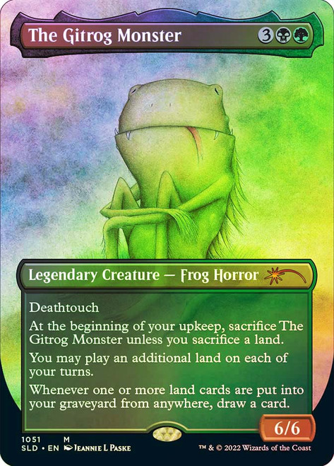 The Gitrog Monster (Secret Lair) (Borderless)\nPromo: General\nSingle\nMagic The Gathering