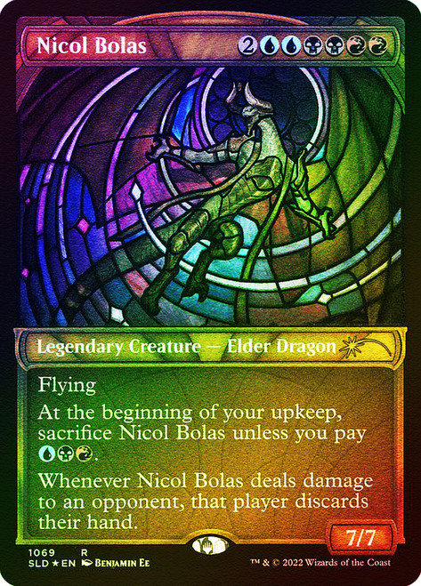 Nicol Bolas (Secret Lair) (Showcase) (Textured Foil)\nPromo: General - Alternate Foil\nSingle\nMagic The Gathering