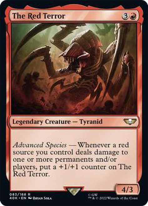 The Red Terror\nWarhammer 40,000 Commander\nSingle\nMagic The Gathering