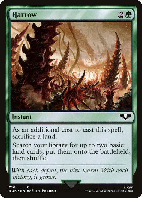 Harrow\nWarhammer 40,000 Commander\nSingle\nMagic The Gathering