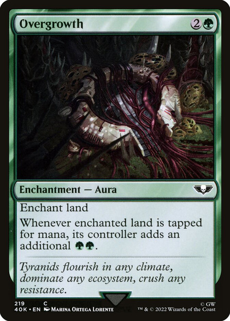Overgrowth\nWarhammer 40,000 Commander\nSingle\nMagic The Gathering