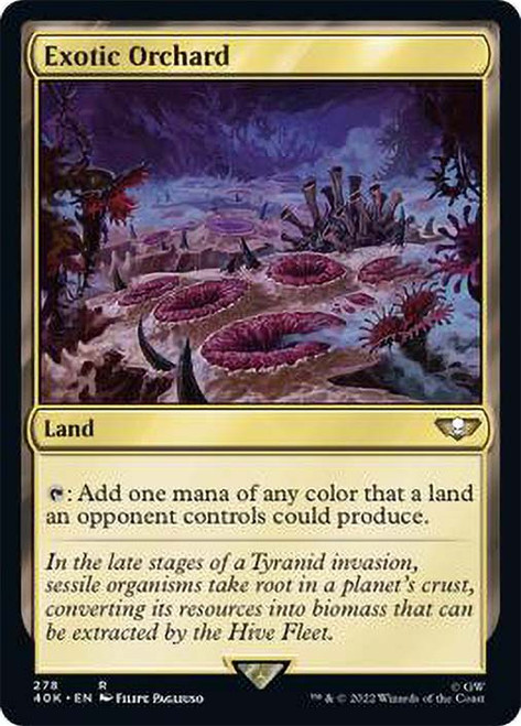 Exotic Orchard\nWarhammer 40,000 Commander\nSingle\nMagic The Gathering