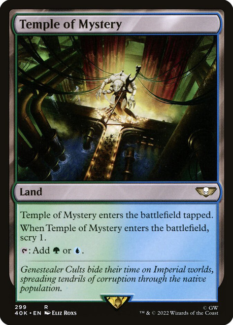 Temple of Mystery\nWarhammer 40,000 Commander\nSingle\nMagic The Gathering