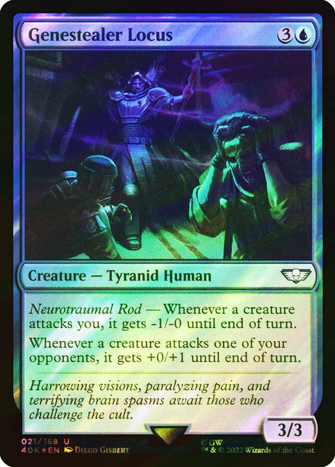 Genestealer Locus (Surge Foil)\nWarhammer 40,000 Commander - Surge Foil\nSingle\nMagic The Gathering