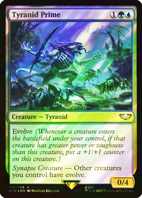Tyranid Prime (Surge Foil)\nWarhammer 40,000 Commander - Surge Foil\nSingle\nMagic The Gathering