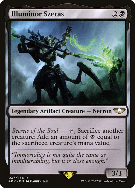 Illuminor Szeras\nWarhammer 40,000 Commander\nSingle\nMagic The Gathering
