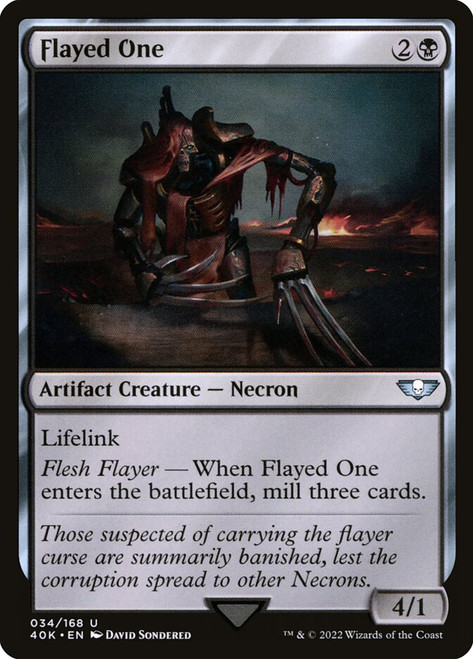 Flayed One\nWarhammer 40,000 Commander\nSingle\nMagic The Gathering