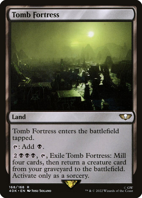 Tomb Fortress\nWarhammer 40,000 Commander\nSingle\nMagic The Gathering