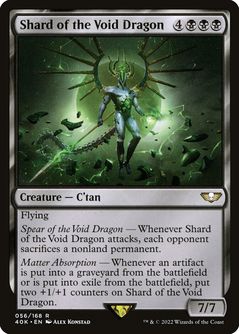 Shard of the Void Dragon\nWarhammer 40,000 Commander\nSingle\nMagic The Gathering