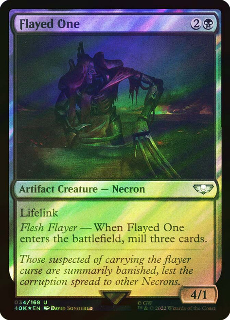 Flayed One (Surge Foil)\nWarhammer 40,000 Commander - Surge Foil\nSingle\nMagic The Gathering