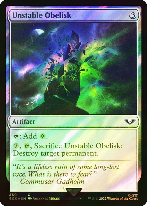 Unstable Obelisk | Warhammer 40,000 Commander | Star City Games