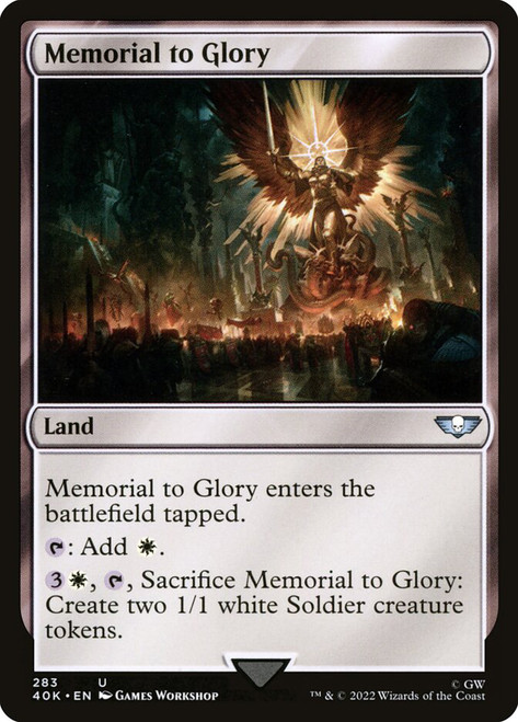 Memorial to Glory
Warhammer 40,000 Commander
Single
Magic: The Gathering